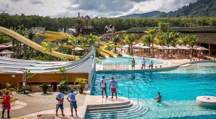 Аквапарк Blue Tree Phuket — общий вид